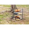 Heavy Duty Adjustable Outdoor Camping Rotisserie Grill - Sliver
