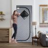 Sojourner Portable Sauna for Home - Steam Sauna Tent, Personal Sauna - Sauna Heater, Tent, Chair - Enjoy Your Own Personal Spa - Grey