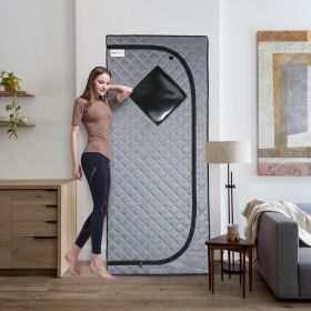 Sojourner Portable Sauna for Home - Steam Sauna Tent, Personal Sauna - Sauna Heater, Tent, Chair - Enjoy Your Own Personal Spa - Grey