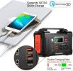 200W Portable Power Station, FlashFish 40800mAh Solar Generator with 110V AC Outlet/2 DC Ports/3 USB Ports, Backup Battery Pack Power Supply