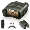Night Vision Goggles - 4K Binoculars For Adults; Camouflage 3'' Large Screen Binoculars - Rechargeable Lithium Battery - 32G Memory Card - Camouflage