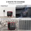 GOFORT 120W 98Wh Solar Generator Peak 240W, 110V AC Outlet, Portable Power Bank for Charging Laptop Phone Essential Tablet Camping RV - A101
