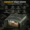 Night Vision Goggles - 4K Binoculars For Adults; Camouflage 3'' Large Screen Binoculars - Rechargeable Lithium Battery - 32G Memory Card - Camouflage