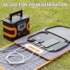 100W 18V Portable Solar Panel; Flashfish Foldable Solar Charger with 5V USB 18V DC Output Type-C Output; Smartphones; Tablets and More - 100W