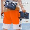 200W Portable Power Station, FlashFish 40800mAh Solar Generator with 110V AC Outlet/2 DC Ports/3 USB Ports, Backup Battery Pack - 40800mAh