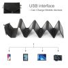 120W Foldable Solar Panel Portable Charger 5V Dual USB Charging for Camping Outdoor Power Station Cell PhoneTablet Power Bank - 20W 440mmX165mm