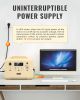 Portable Power Station; 960Wh LiFePO4 Battery Backup; 1.5H Fully Charged; 1200W (2400W Peak) Solar Generator with 4 AC Outlets; Emergency - 960