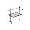 Heavy Duty Adjustable Outdoor Camping Rotisserie Grill - Sliver