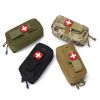Tactical Medical EDC Pouch EMT Emergency Bandage Tourniquet Scissors IFAK Pouch First Aid Kit Survival Bag Military Pack - Mud Color