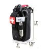 Tactical Medical EDC Pouch EMT Emergency Bandage Tourniquet Scissors IFAK Pouch First Aid Kit Survival Bag Military Pack - Mud Color
