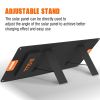 100W Portable Solar Panel Charger Monocrystalline Foldable Solar Panel Kit ; 20V Foldable Solar Panel with Adjustable Kickstand; Solar Charger - 100W