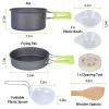 9Pcs Camping Cooking Ware Set Camping Stove Cookware Kit - Multi-color