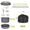 9Pcs Camping Cooking Ware Set Camping Stove Cookware Kit - Multi-color