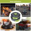 9Pcs Camping Cooking Ware Set Camping Stove Cookware Kit - Multi-color