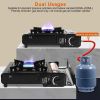 Camping Hiking Picnic Outdoor Cooker Portable Backpacking Stove - Black - Stoves