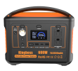 600W Portable Power Station 568Wh 153600mAh Solar Generator With AC/DC/ PD 65W Type-c/QC3.0/Wireless Charger, Emergency Power Supply - Orange