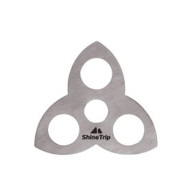 Camping Tripod Board Accessories Turn Branches into Campfire Tripod for Cooking Portable Camping Gear for Travel Outdoor - Silver