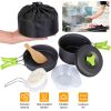 9Pcs Camping Cooking Ware Set Camping Stove Cookware Kit - Multi-color