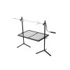 Heavy Duty Adjustable Outdoor Camping Rotisserie Grill - Sliver