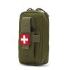 Tactical Medical EDC Pouch EMT Emergency Bandage Tourniquet Scissors IFAK Pouch First Aid Kit Survival Bag Military Pack - Mud Color