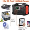 200W Portable Power Station, FlashFish 40800mAh Solar Generator with 110V AC Outlet/2 DC Ports/3 USB Ports, Backup Battery Pack - 40800mAh