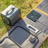GOFORT Portable Power Station; 550Wh Solar Generator With 600W (Peak 1200W) 110V AC Outlets; SOS Flashlight; Backup Power Lithium - FJ 550Wh