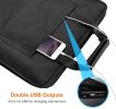 100W 18V Portable Solar Panel, Flashfish Foldable Solar Charger with 5V USB 18V DC Output Compatible with Portable Generator - 100W