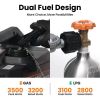 Gas Generator 3500w LPG Dual Fuel Generator 3500 Watt For Camping RV Travel Outdoor Party - as picture
