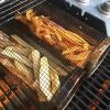 Stainless Steel Barbecue Cooking Grill Grate Outdoor Camping BBQ Drum Grilling Basket Campfire Grid Picnic Cookware Kitchen Tool - 30cm