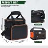 Carrying Bag for Jackery Portable Power Station Explorer 300 240 160 Storage Pockets Battery Case Travel Power Pack - Medium(Fits 500W)