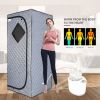 Sojourner Portable Sauna for Home - Steam Sauna Tent, Personal Sauna - Sauna Heater, Tent, Chair - Enjoy Your Own Personal Spa - Grey