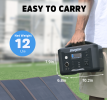 PPS700 626Wh Li-ion Solar Generator Portable Power Station PD60W Fast Charging 600W inverter MPPT for Home Use/Outdoors Camping and Emergency