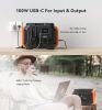 FF FLASHFISH 600W Portable Power Station; 540Wh/150000mAh UPS Solar Generator With 600W(Surge1200W) AC; 15W Magnetic Wireless Charger - 600W